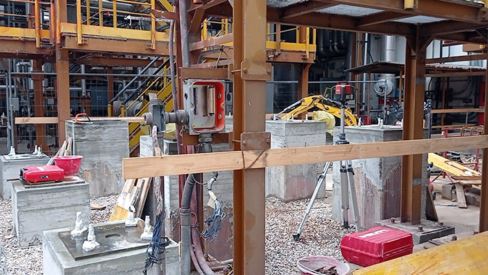 Cantiere di opere pubbliche e urbanizzazione